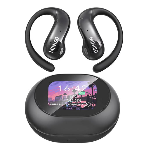 MS188 Language Translator Earbuds Real Time AI Translator Earbuds LCD Touchscreen Bluetooth Earbuds